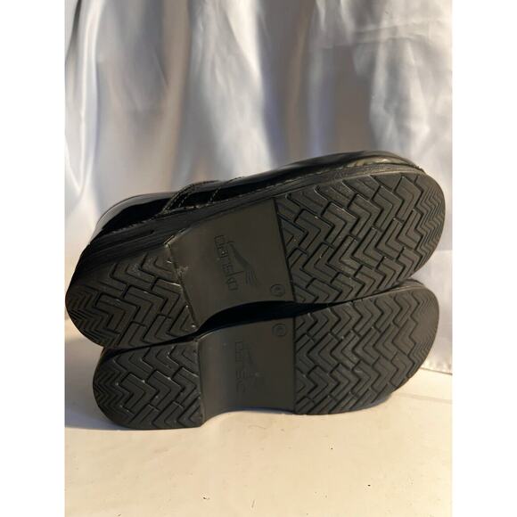 DANSKO PROFESSIONAL CLOGS PATENT LEATHER BLACK SZ 42 / US 11.5 12 M - Picture 7 of 9